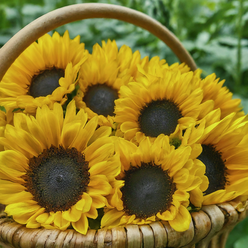 Sunflower (Miniature) Seeds (Open Pollinated)