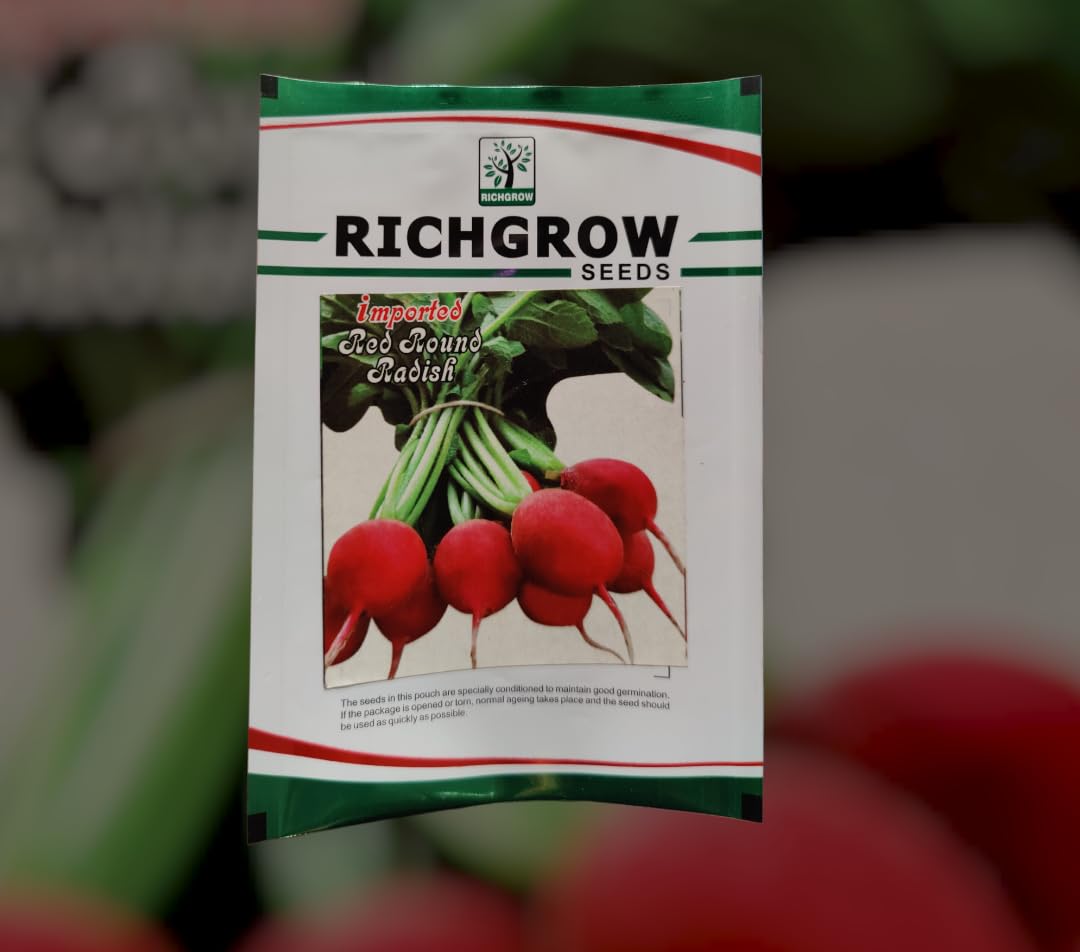 Red Round Radish Seeds (Open Pollinated)