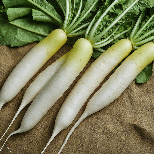 White Radish Seeds (Variety - Katrina 32) (Open Pollinated)