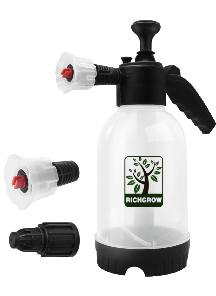 Richgrow 2 Liter Mist Foam Sprayer (Transparent Bottle)