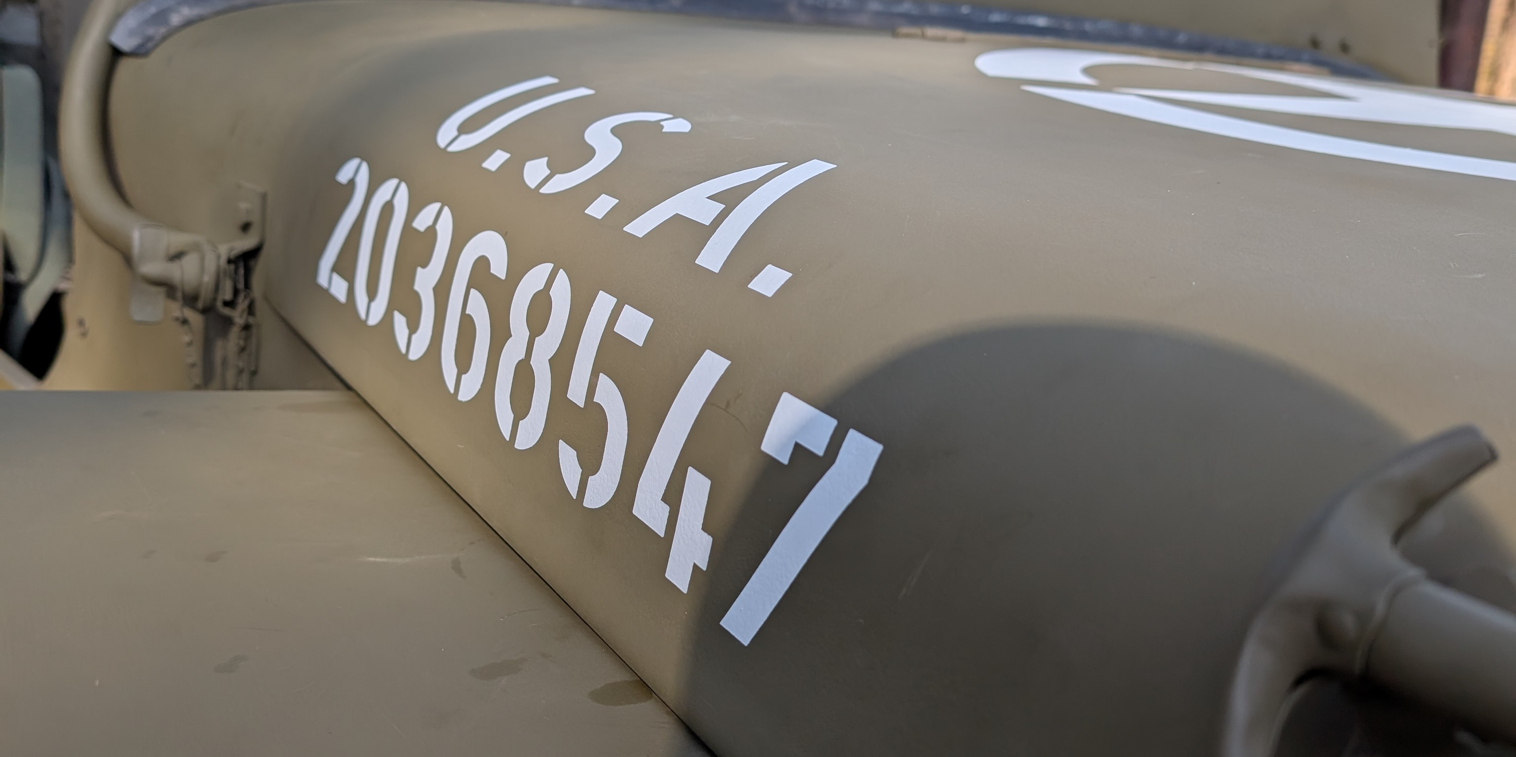 Hood numbers Willys MB Ford GPW