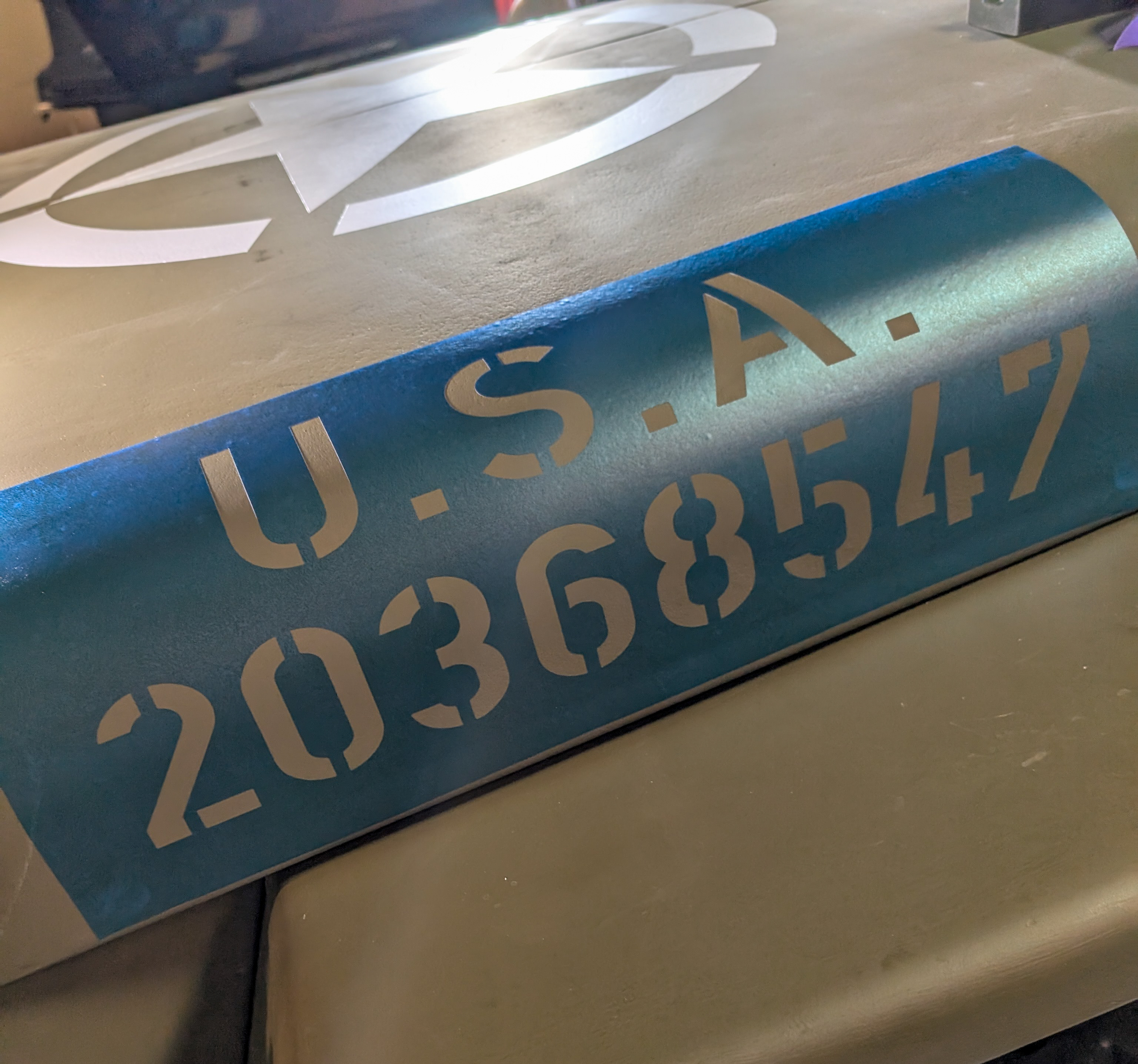 Hood numbers Willys MB Ford GPW