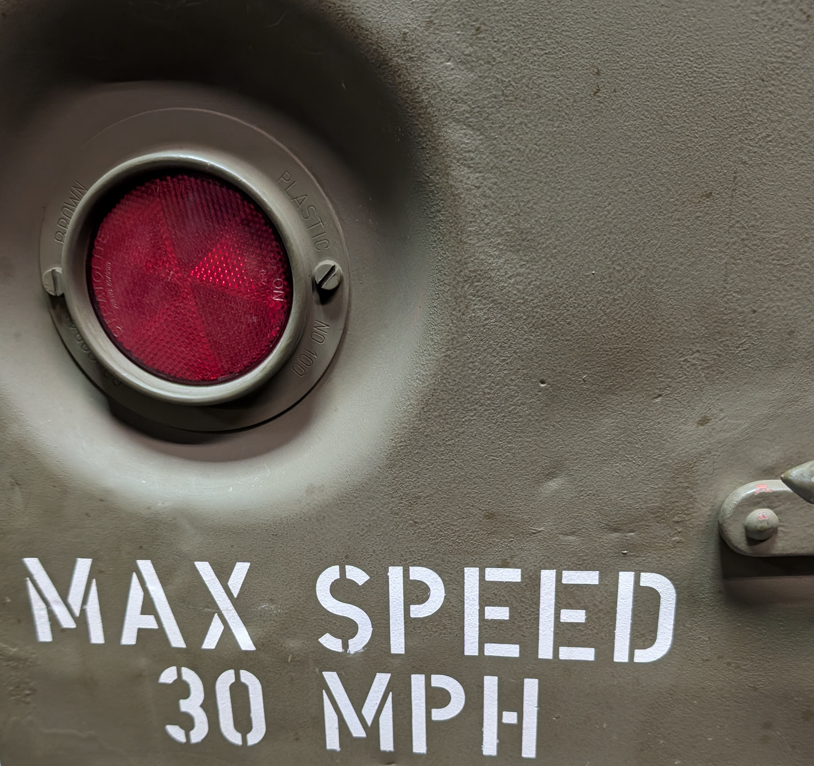 Max speed 30 mph