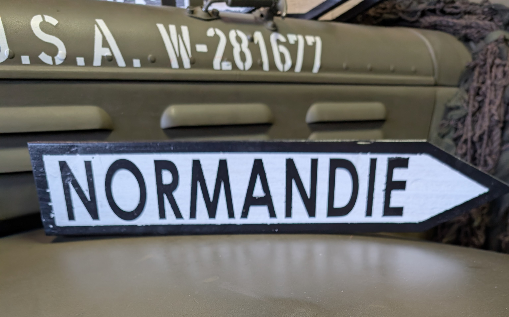 Handgemaakt bord Normandie