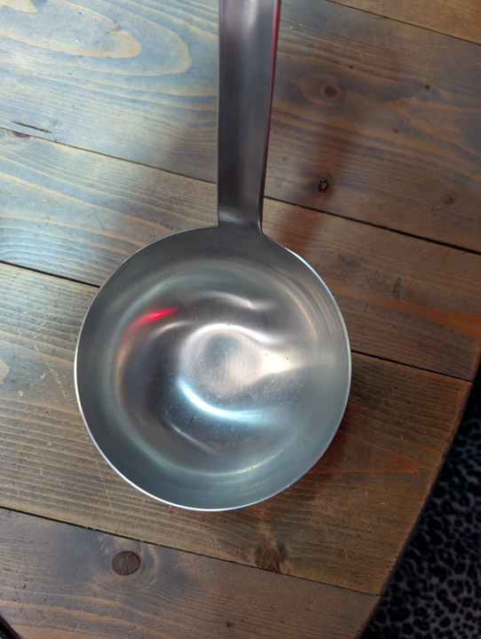 Opschep lepel XXL formaat Nieuw