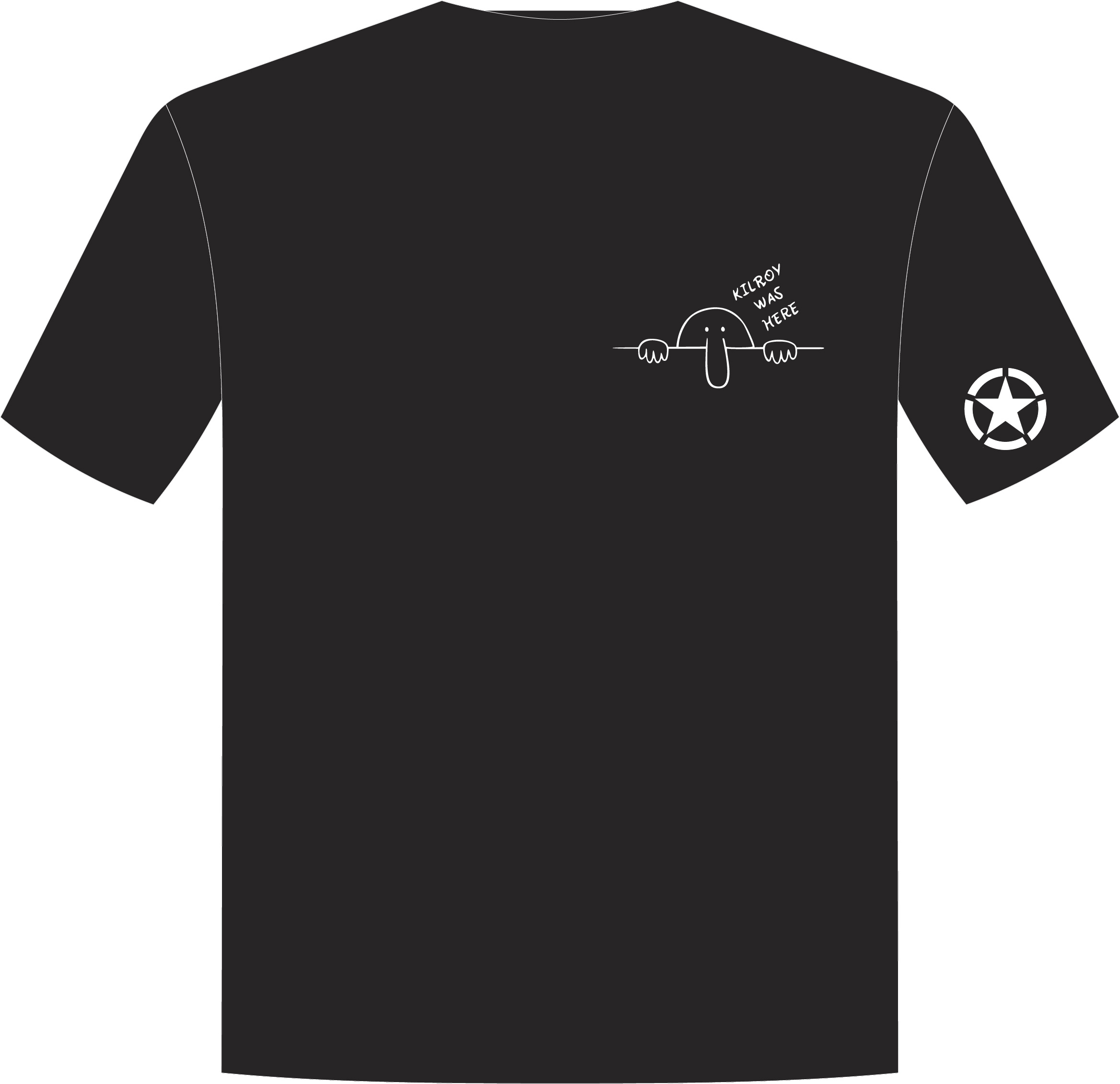 T-shirt Kilroy was here