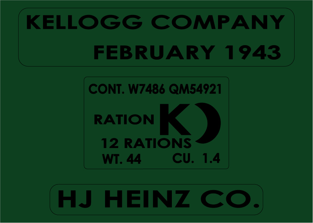 K-Ration stencil set