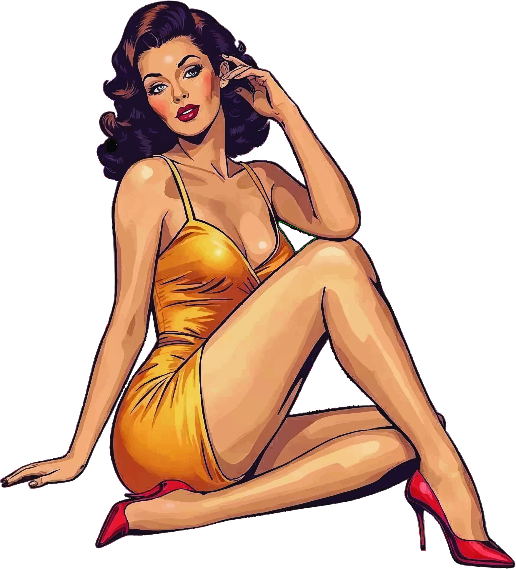 Pinup sticker contour cut for windscreen Jeep