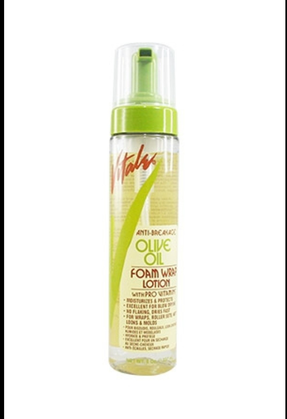 Lotion moussante à l'huile d'olive