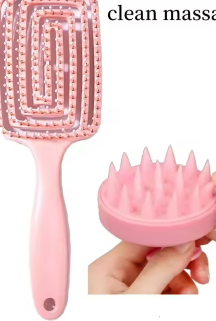 Brosse de massage et peigne