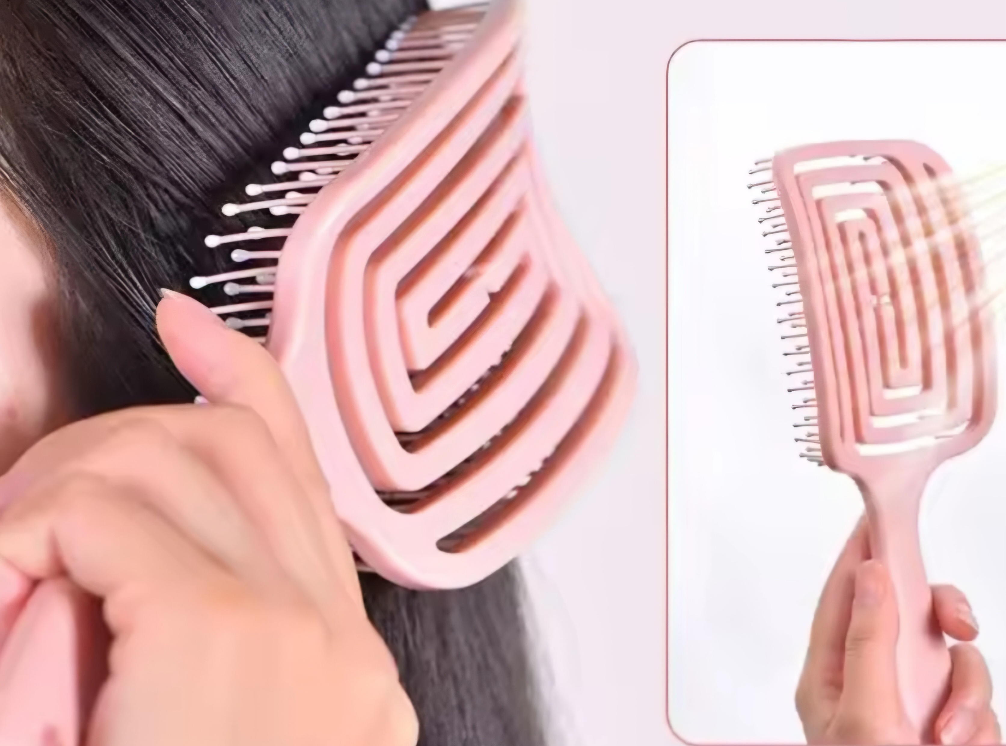 Brosse de massage et peigne