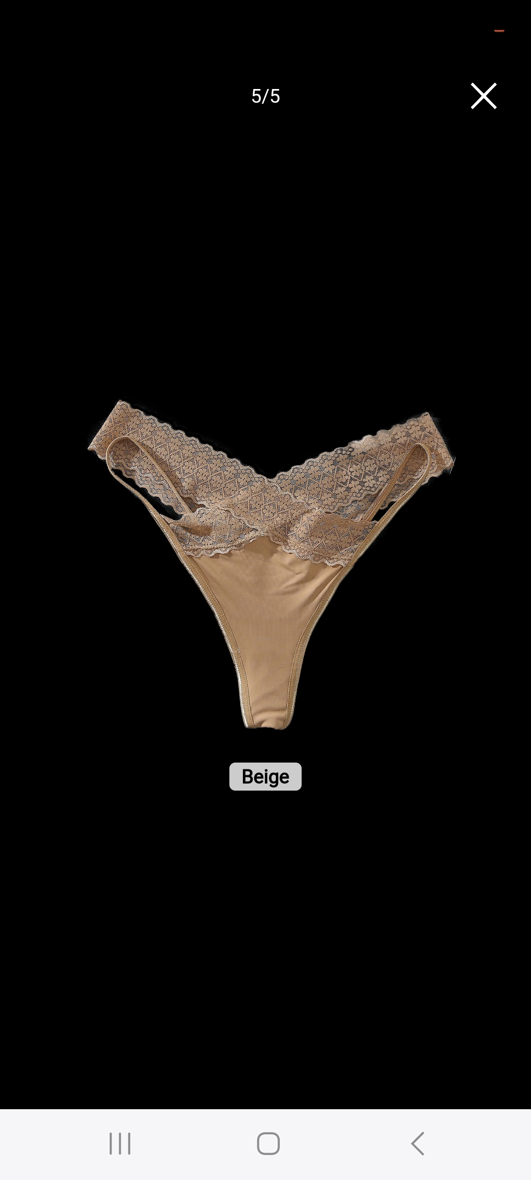 Culotte en dentelle rose