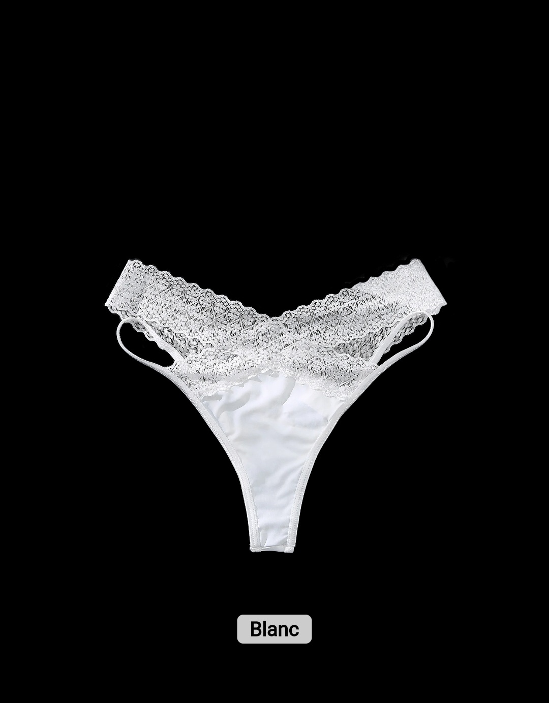 Culotte en dentelle rose