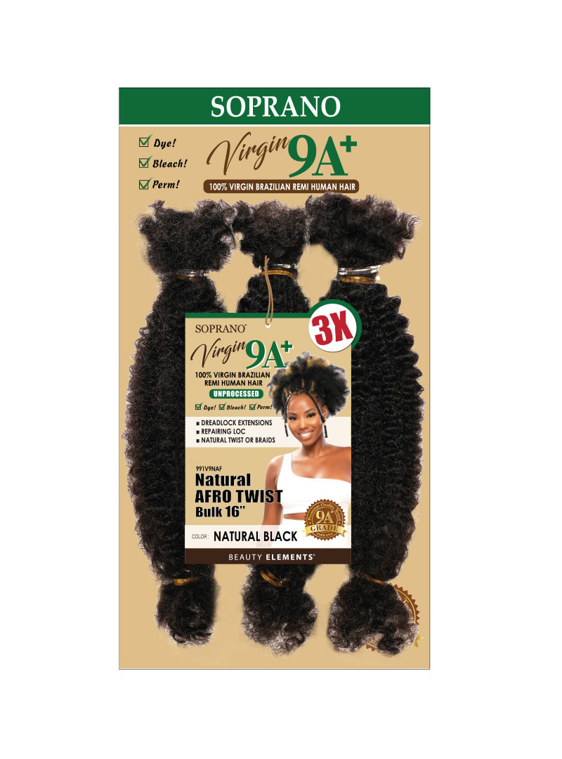 Mèches Afro Twist Bulk 16''