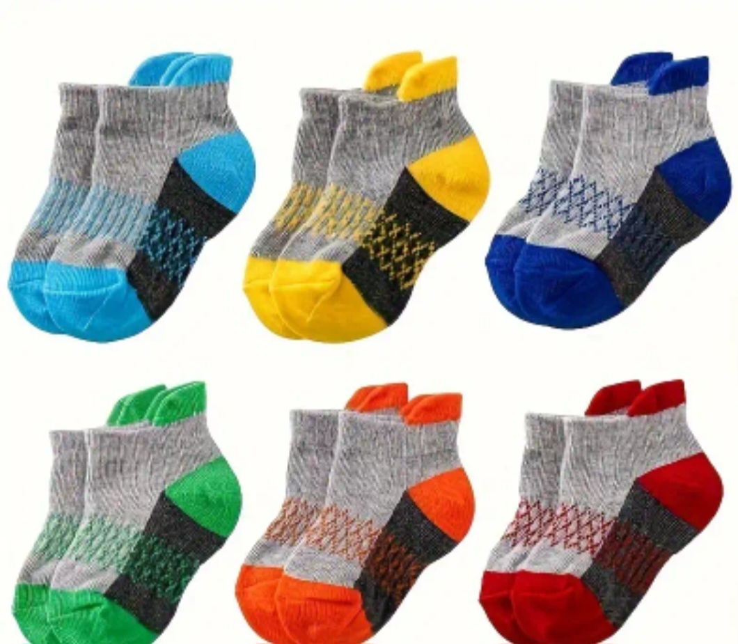 Chaussettes colorées pour enfants 3 paires