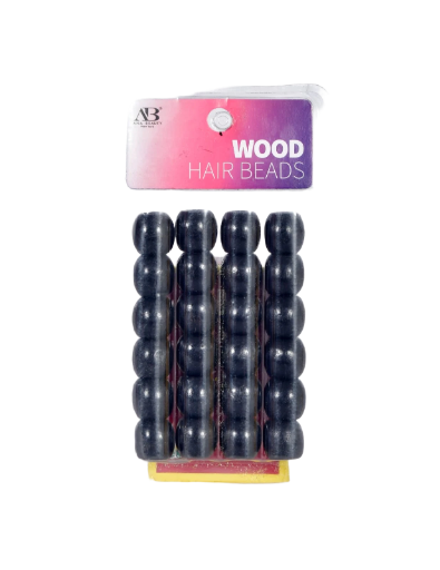 Wood Hair Beads