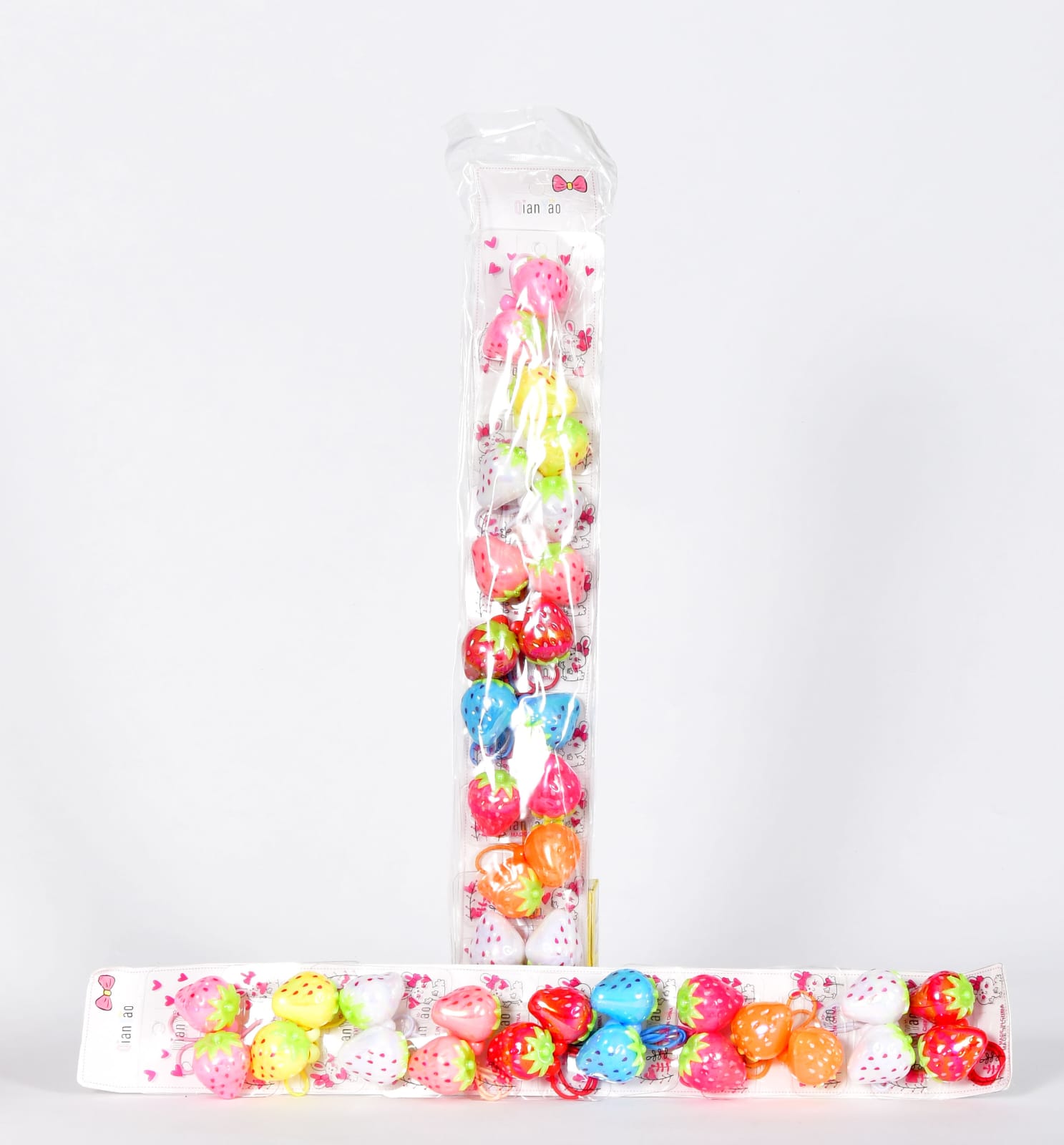 Colorful Strawberry Keychains