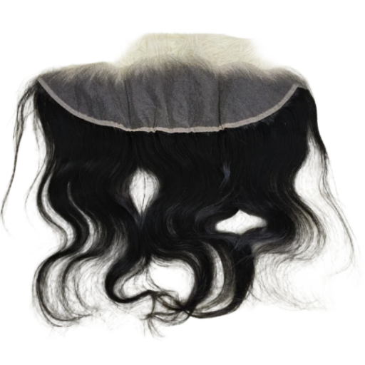 Frontal en dentelle avec cheveux ondulés