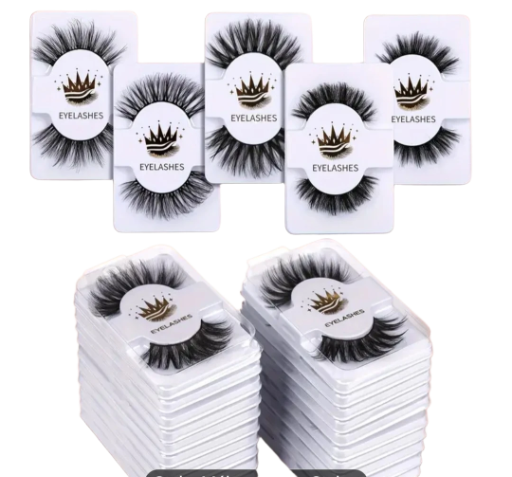 1paires de cils épais croisés
