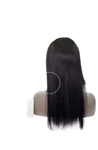 Perruque cheveux lisses noirs 13*4