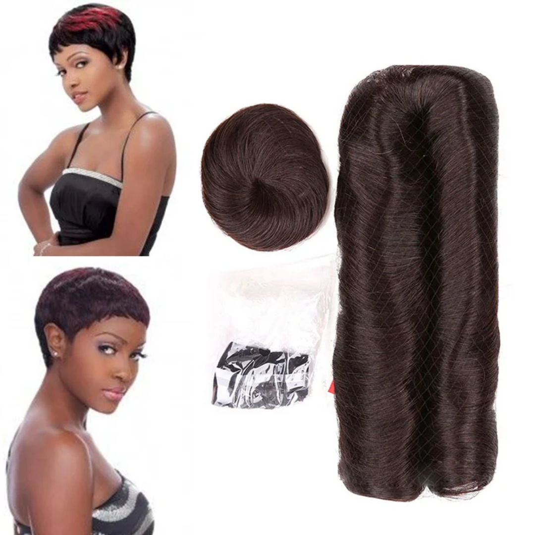 Janet Collection White Hair Top Closure
