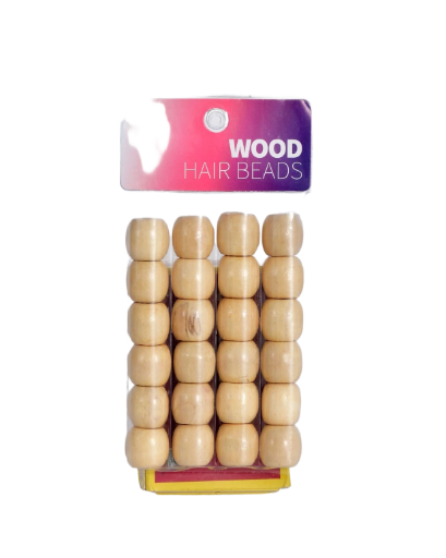 Wood Hair Beads