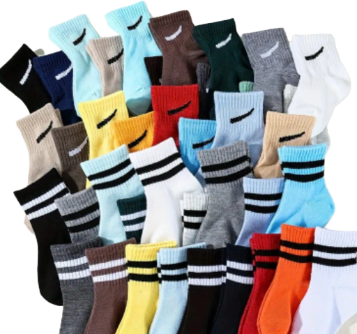 Lot de chaussettes colorées