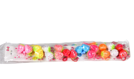 Colorful Strawberry Keychains