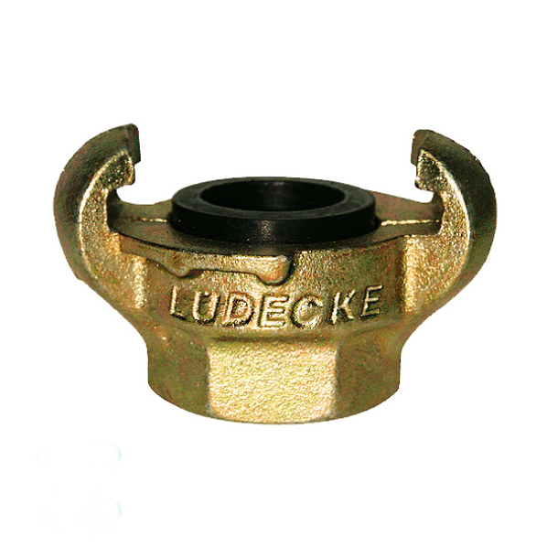 Racor express acero "LUDECKE" hembra