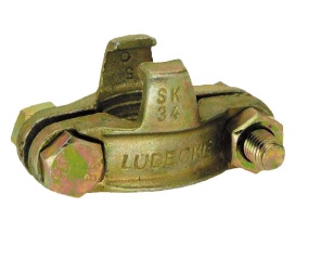 Abrazadera "LUDECKE" DT uña forjada