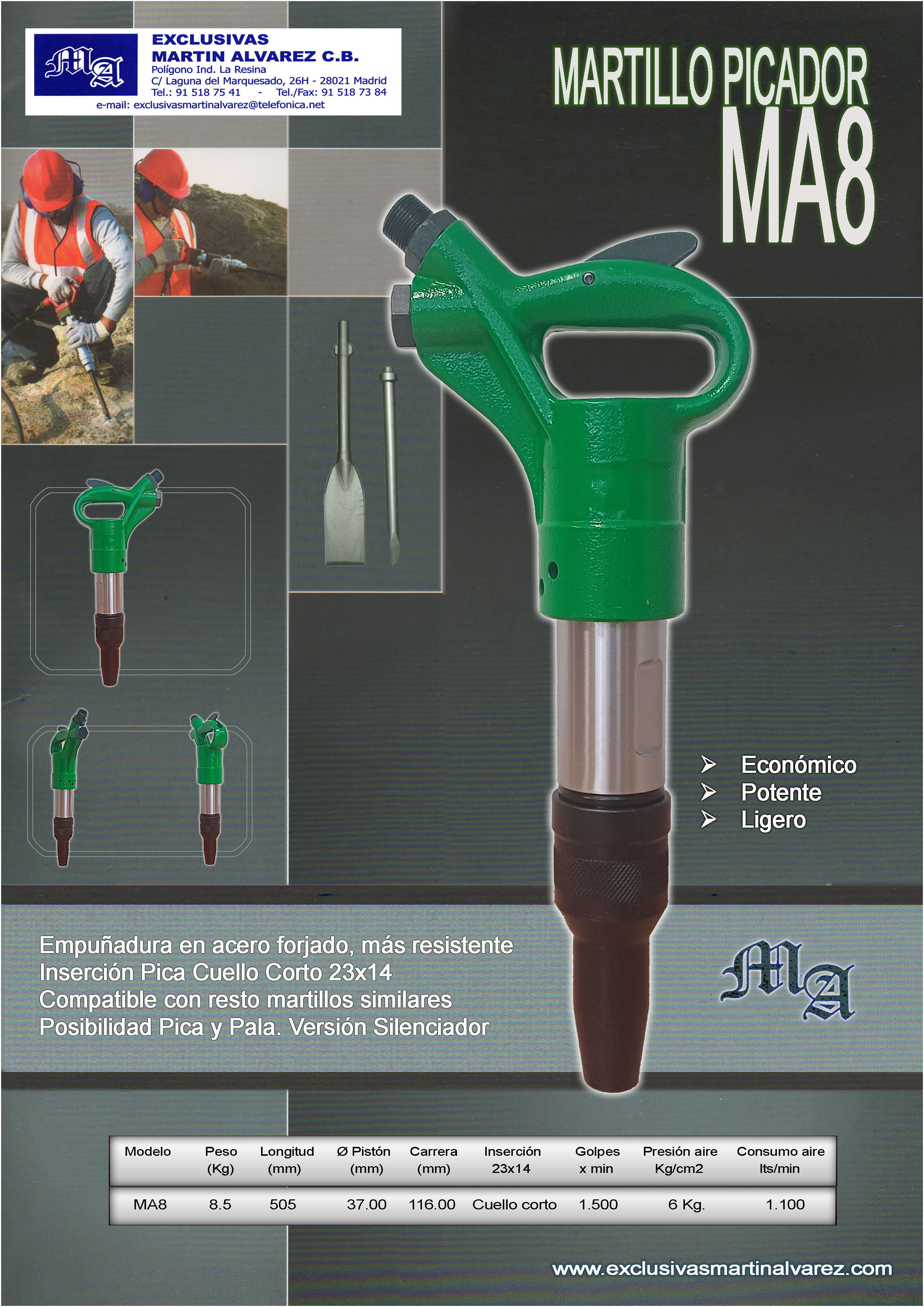 Martillo Picador MA8