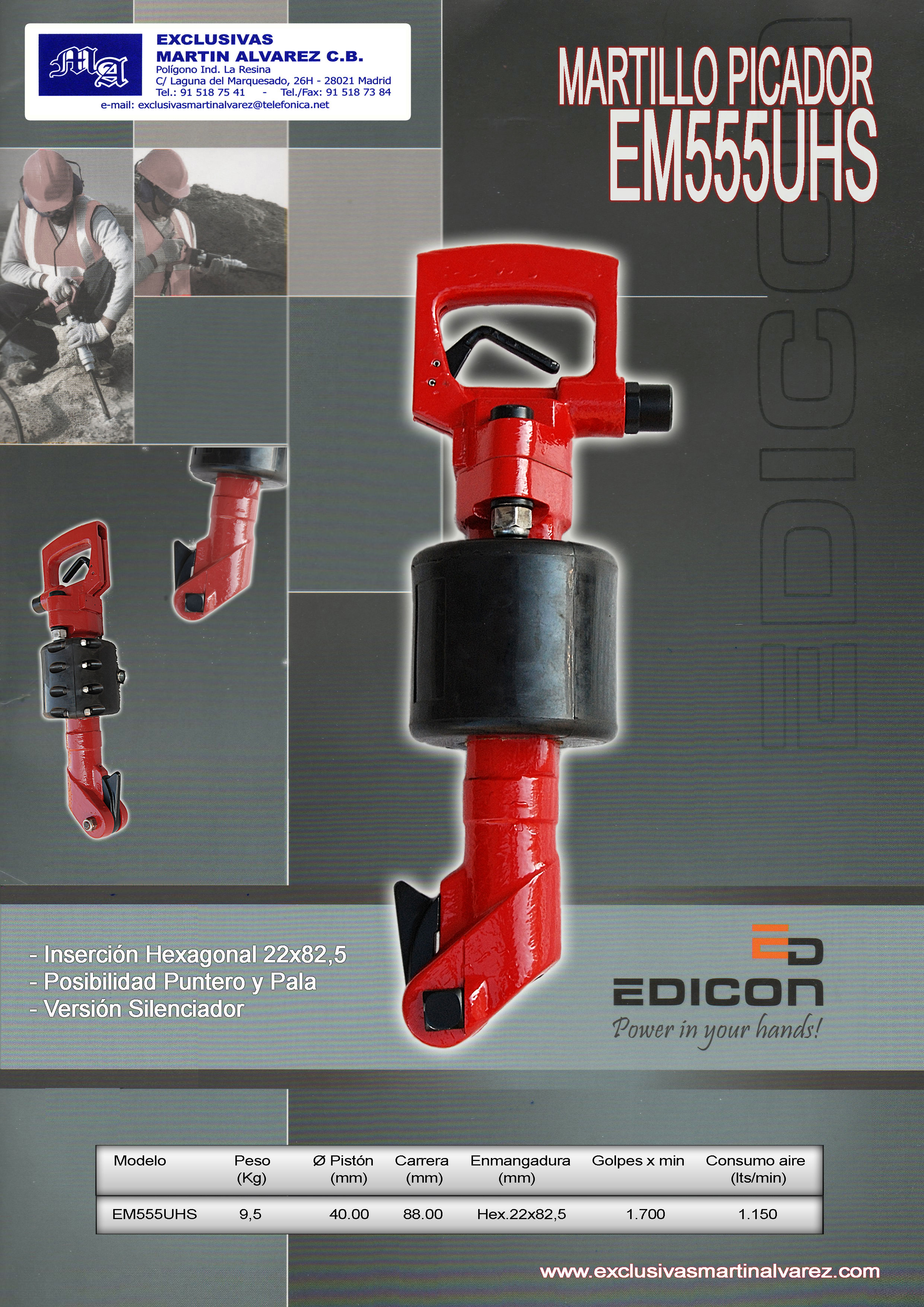 Martillo picador EM555UHS