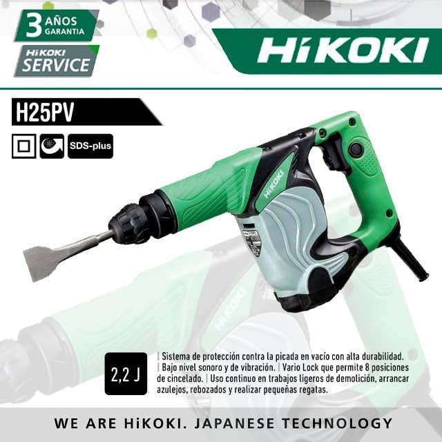 Martillo HIKOKI H25PV sds plus