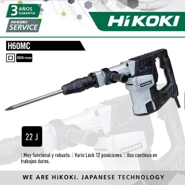Martillo HIKOKI H60MC sds max