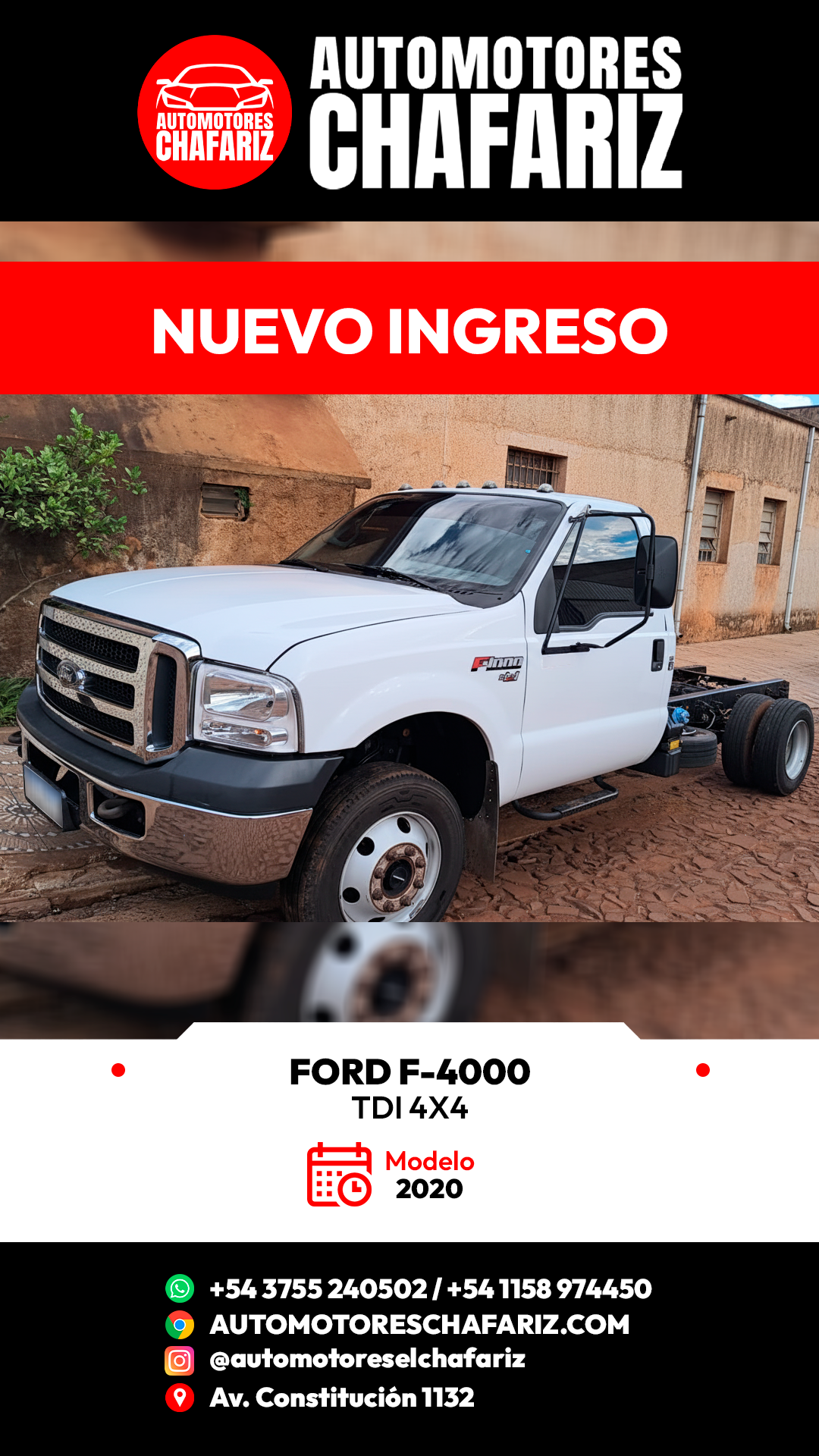 FORD F4000 TDI 4X4
