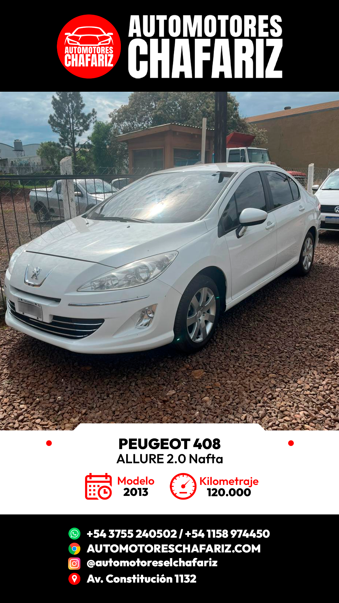 PEUGEOT 408 ALLURE 2.0