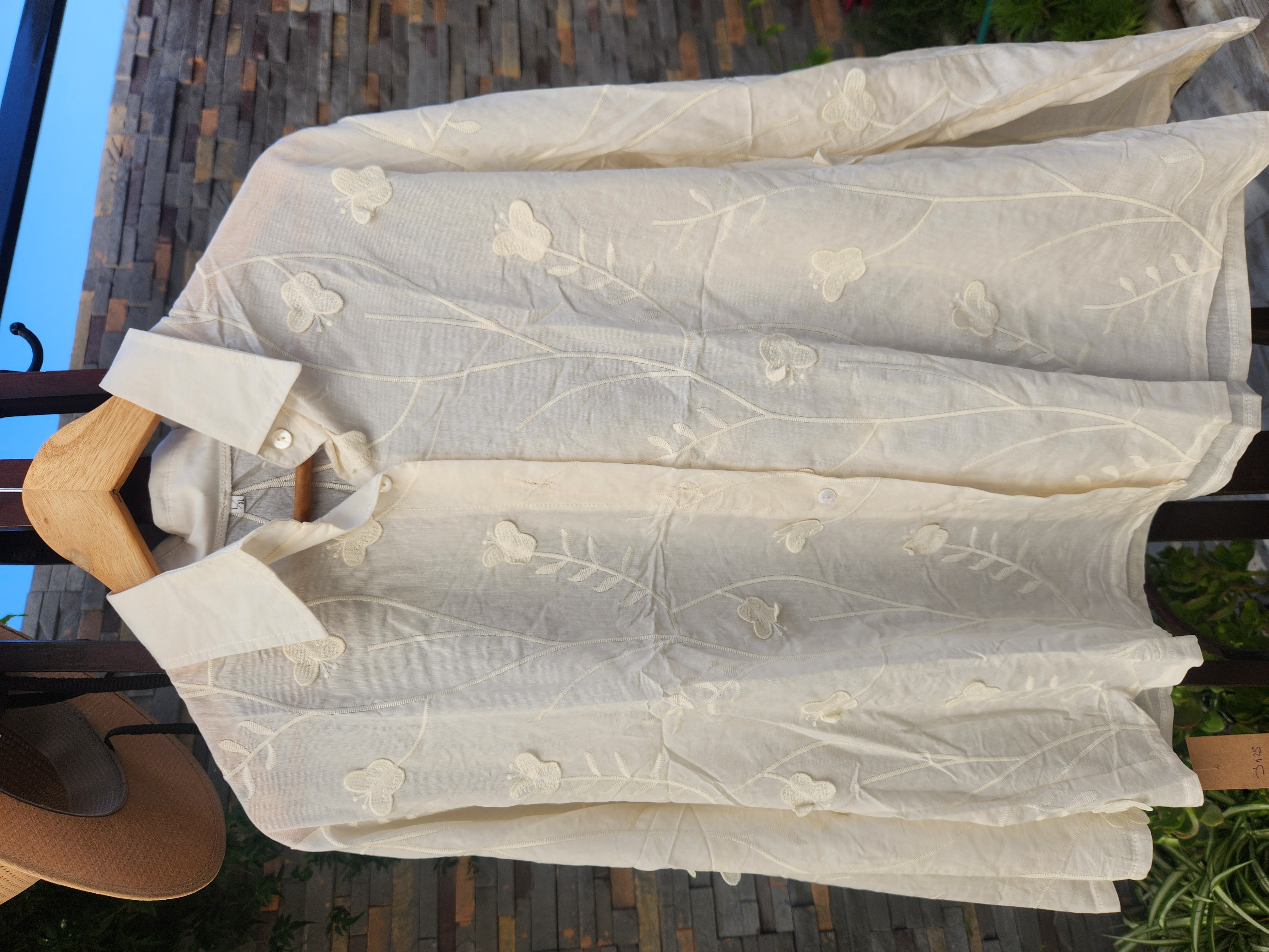 Camisa importada india mariposas