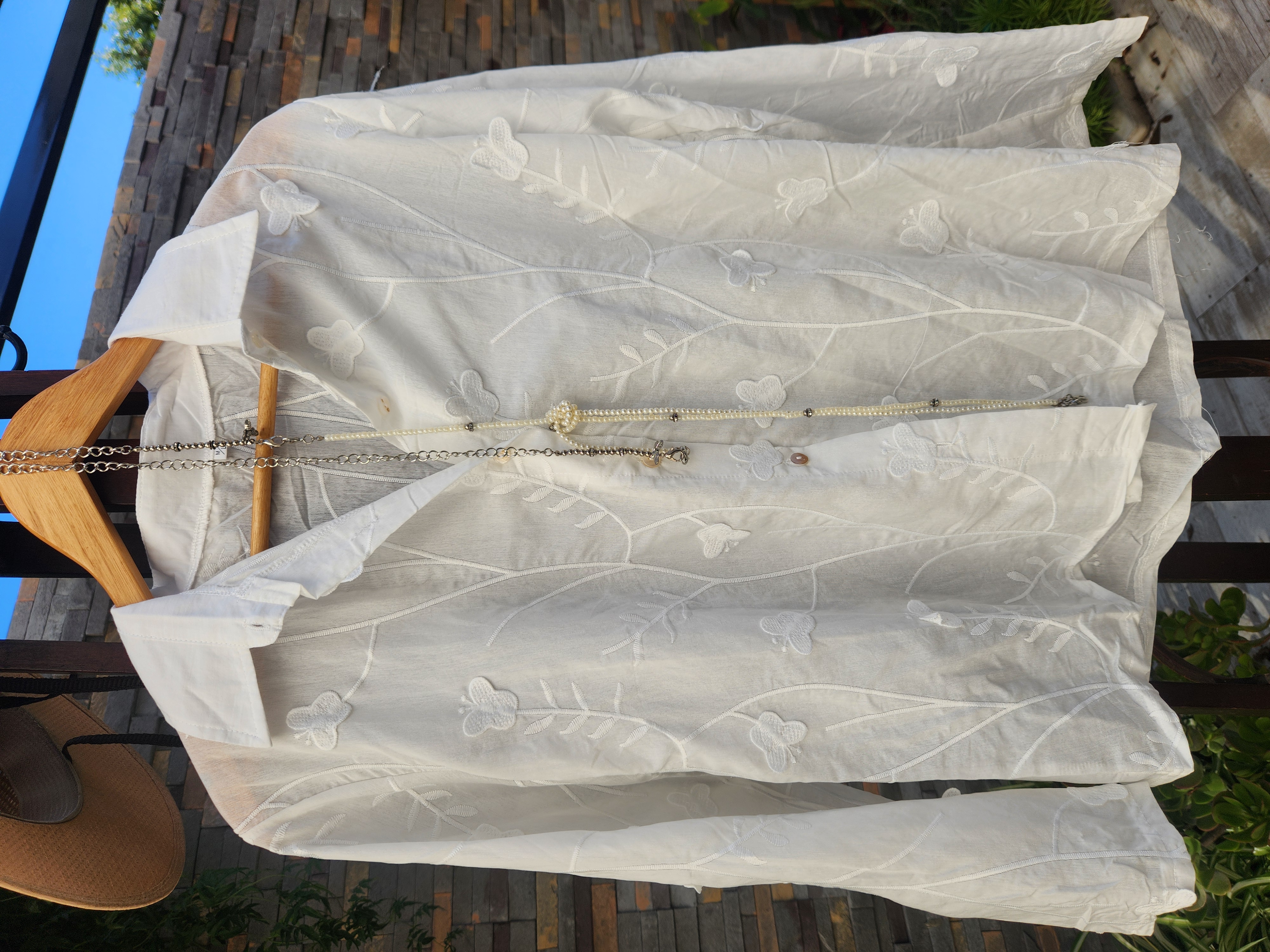 Camisa importada india mariposas