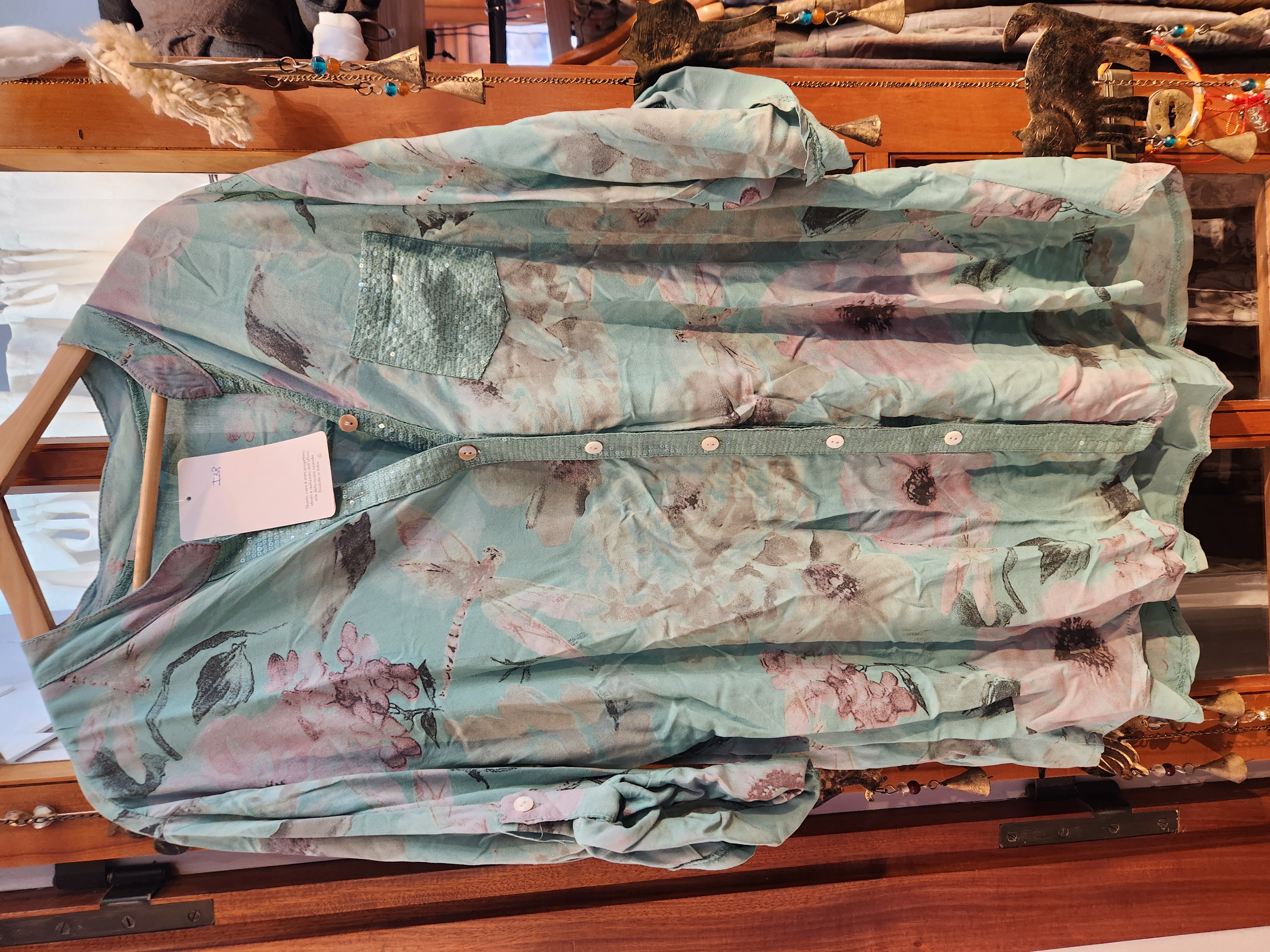 Camisa lirio verde 