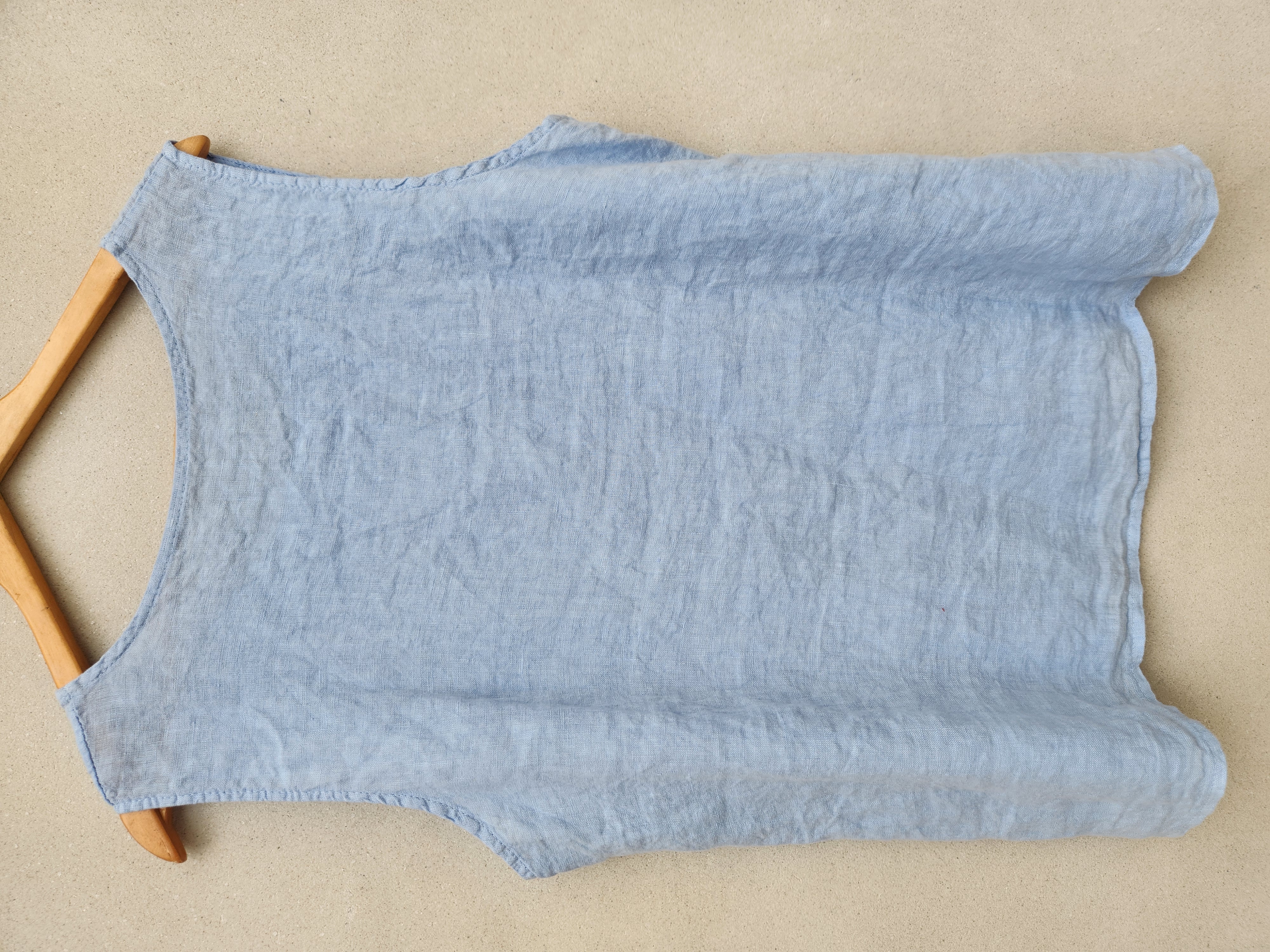 Remera Lino sin mangas