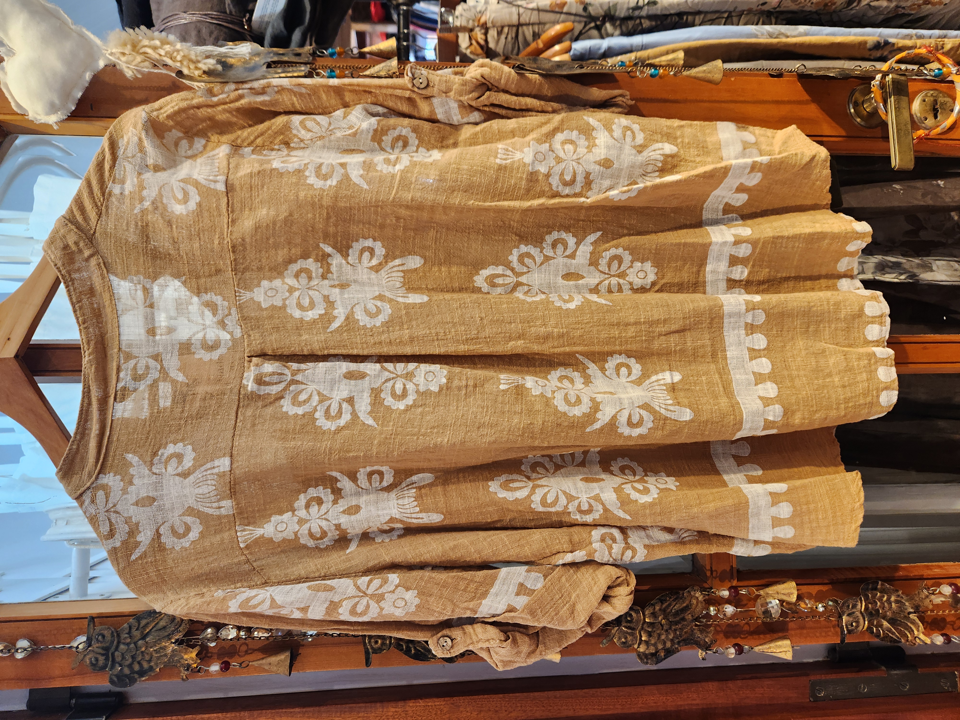 Camisa arabesco camel
