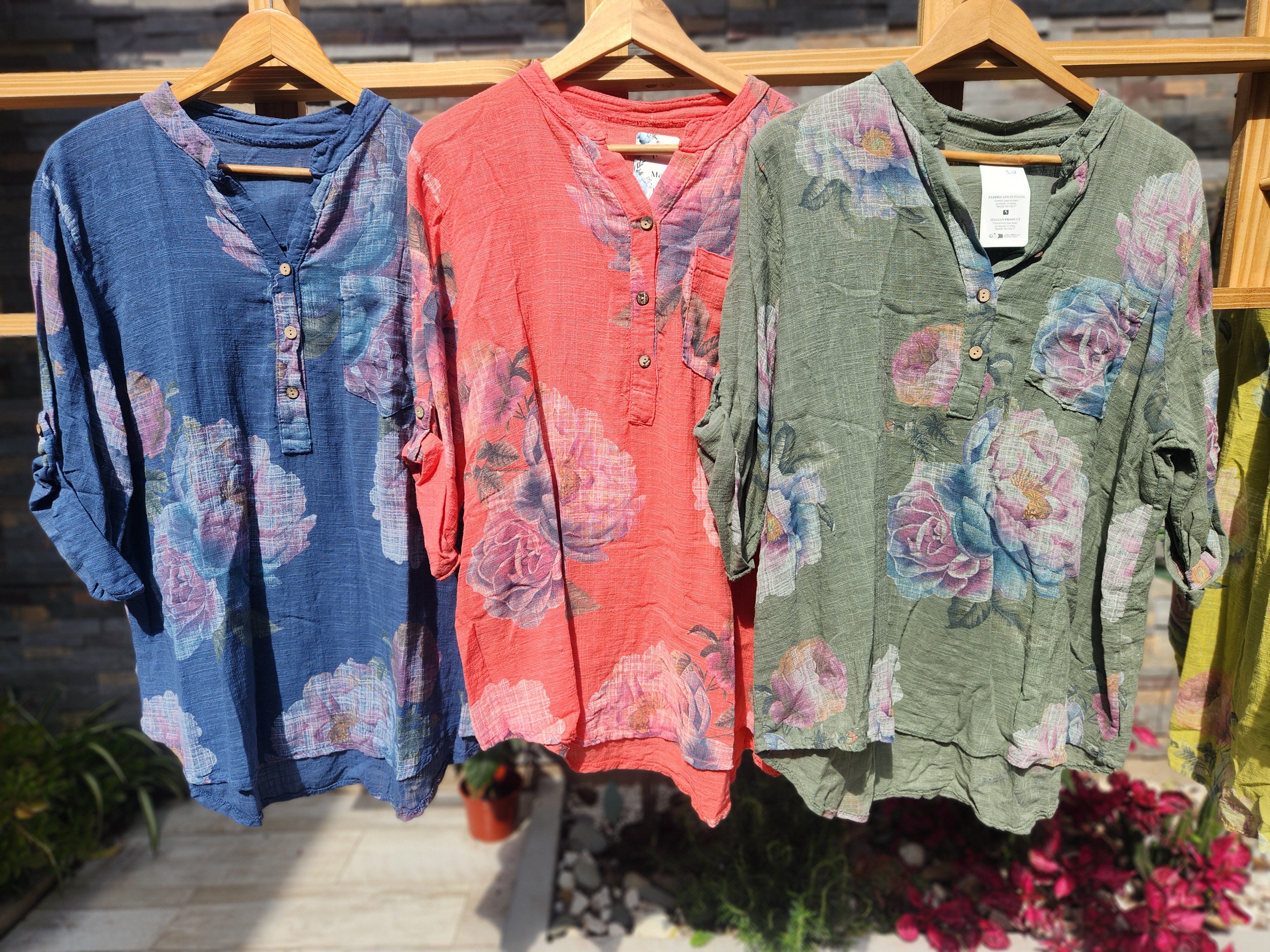 Camisa girasol coral