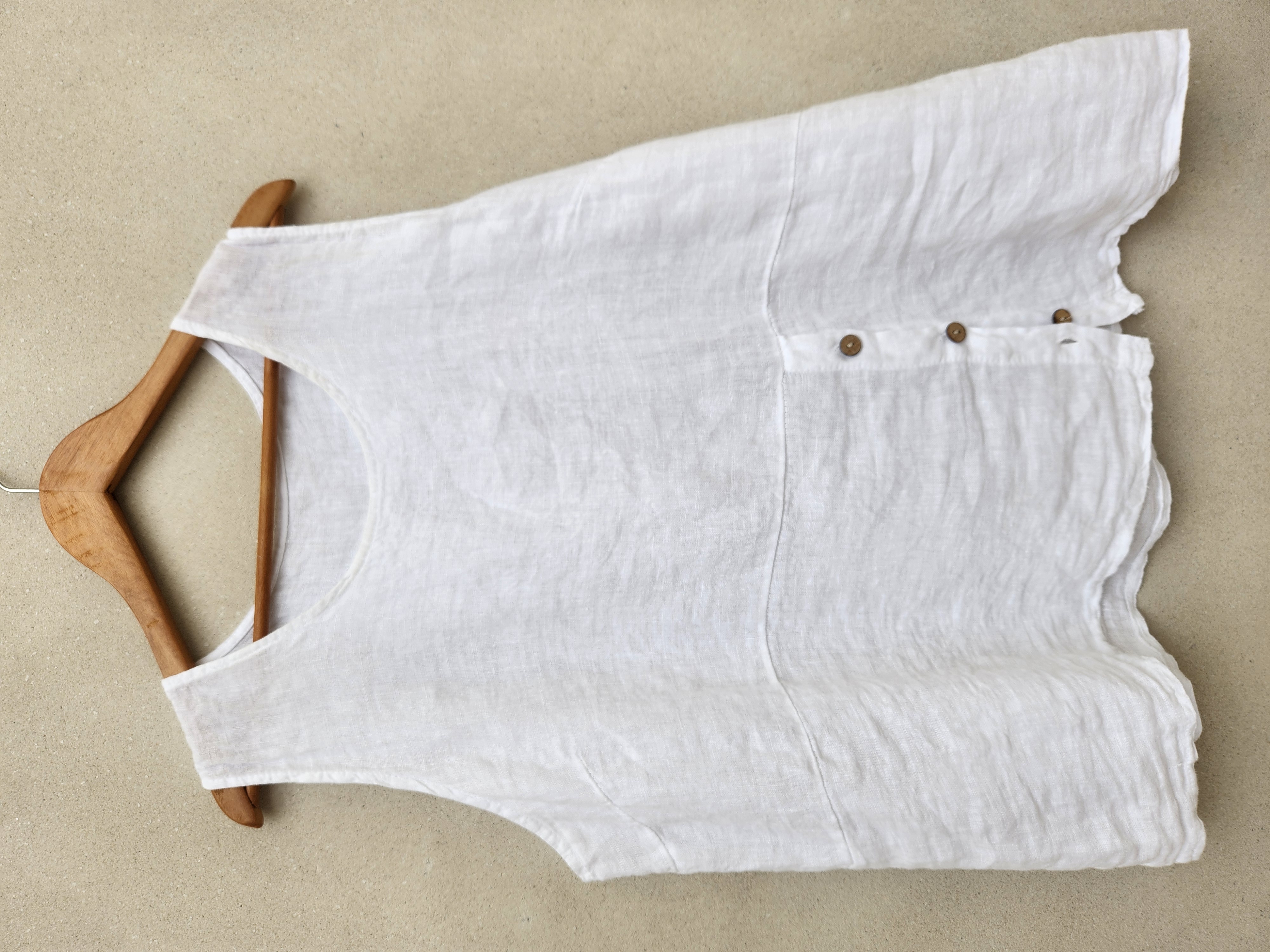 Remera Lino sin mangas