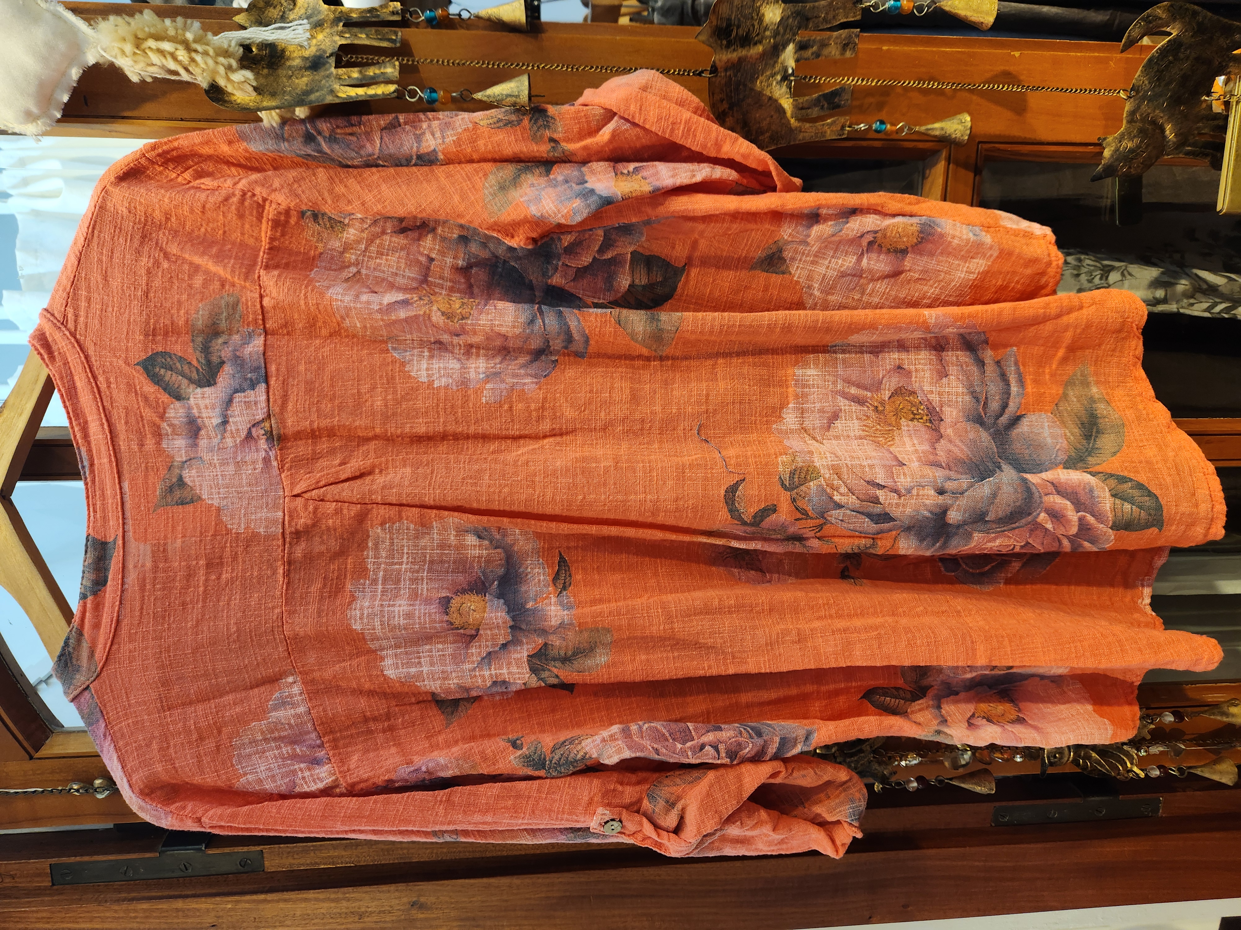 Camisa girasol coral