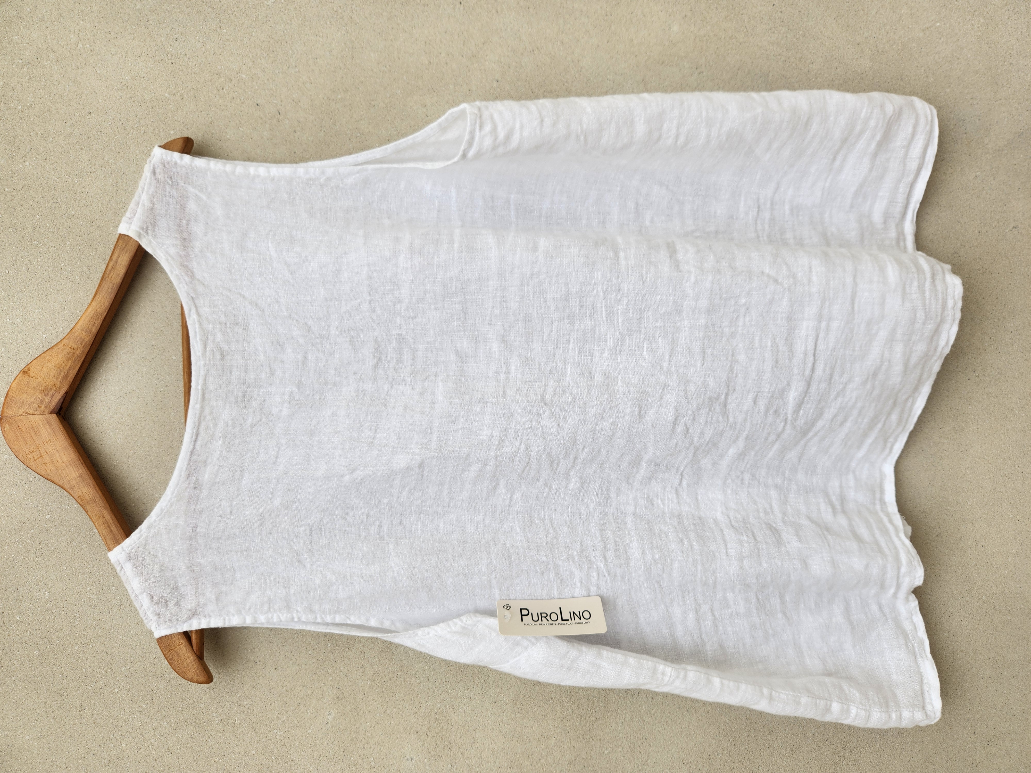 Remera Lino sin mangas