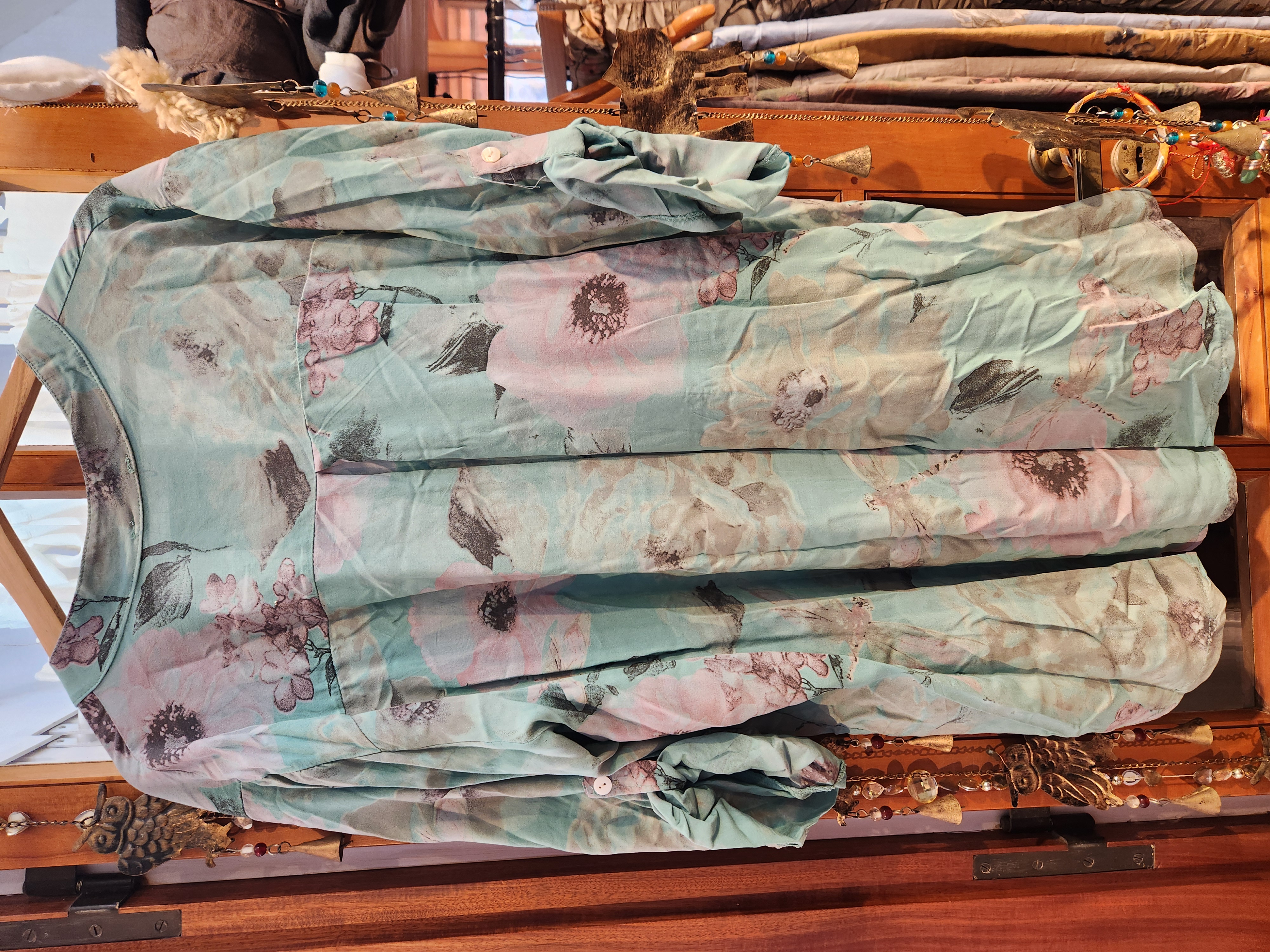 Camisa lirio verde 
