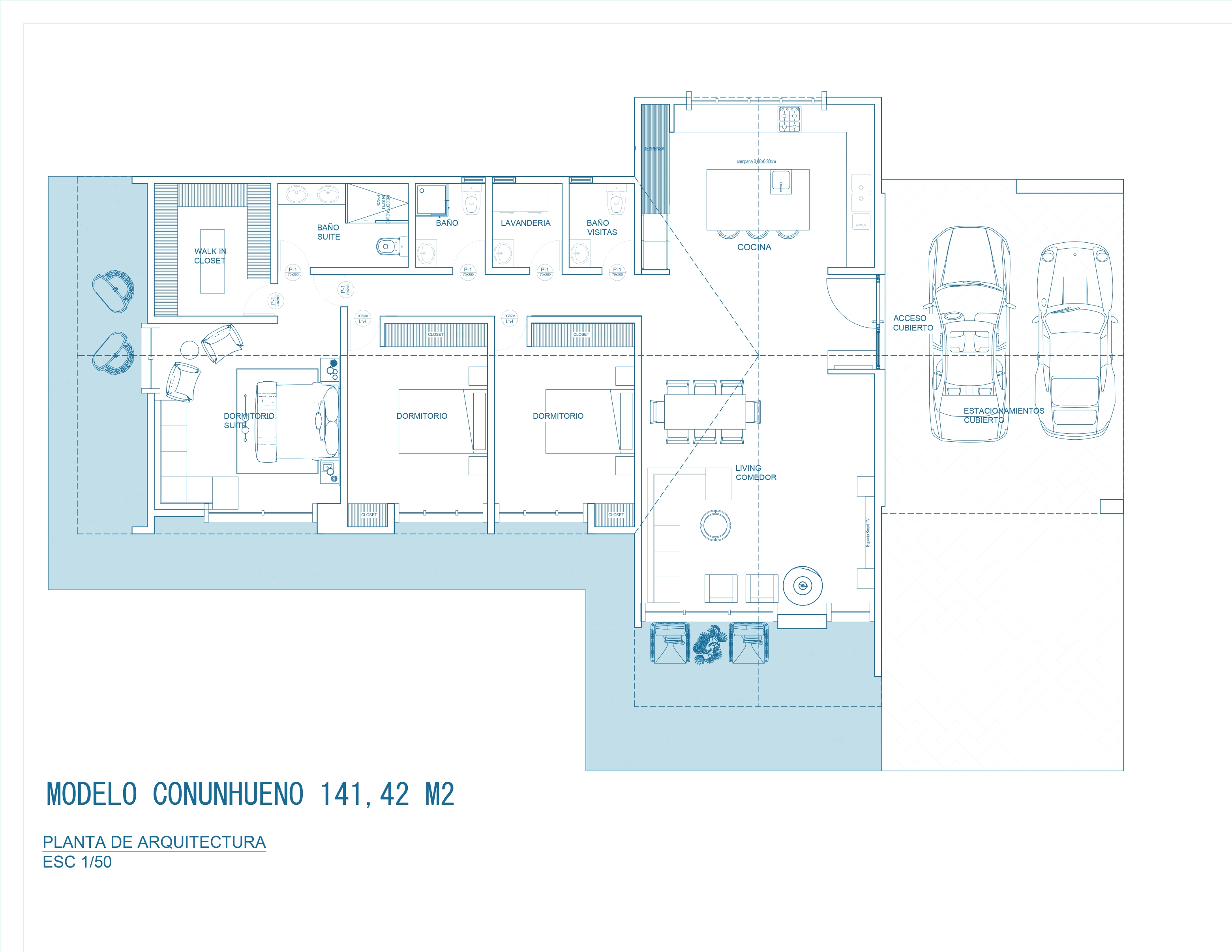 MODELO CONUNHUENO 141,42M2