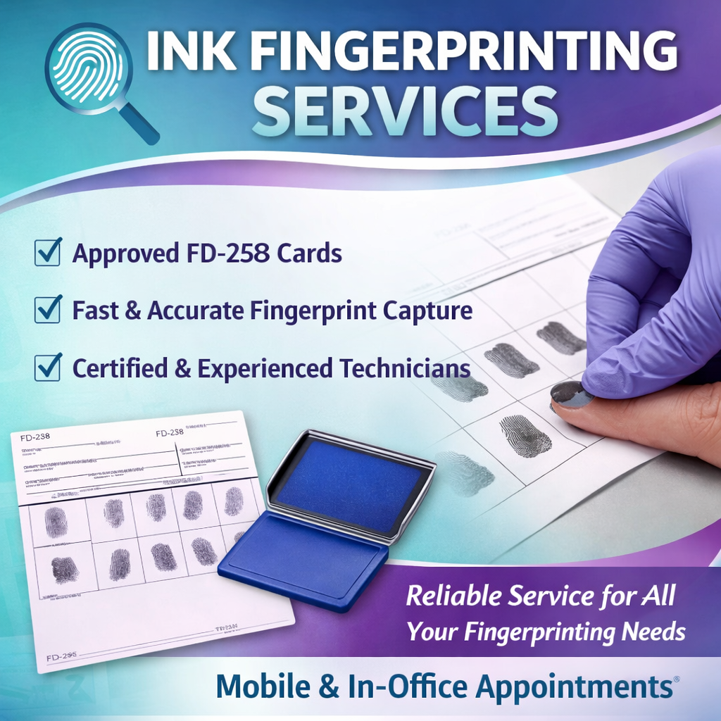 Ink Fingerprinting Services