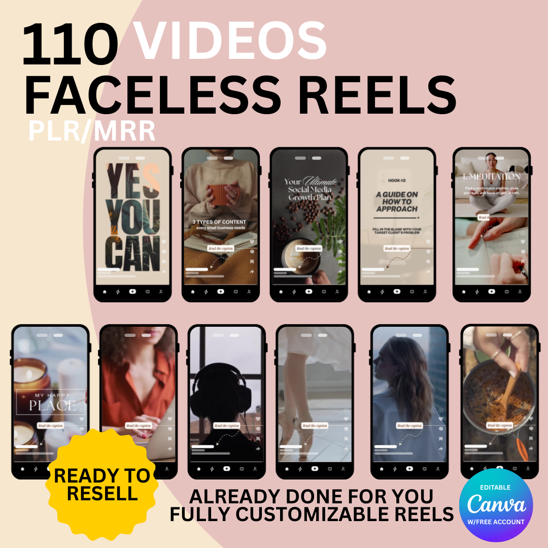 110 Faceless Reels