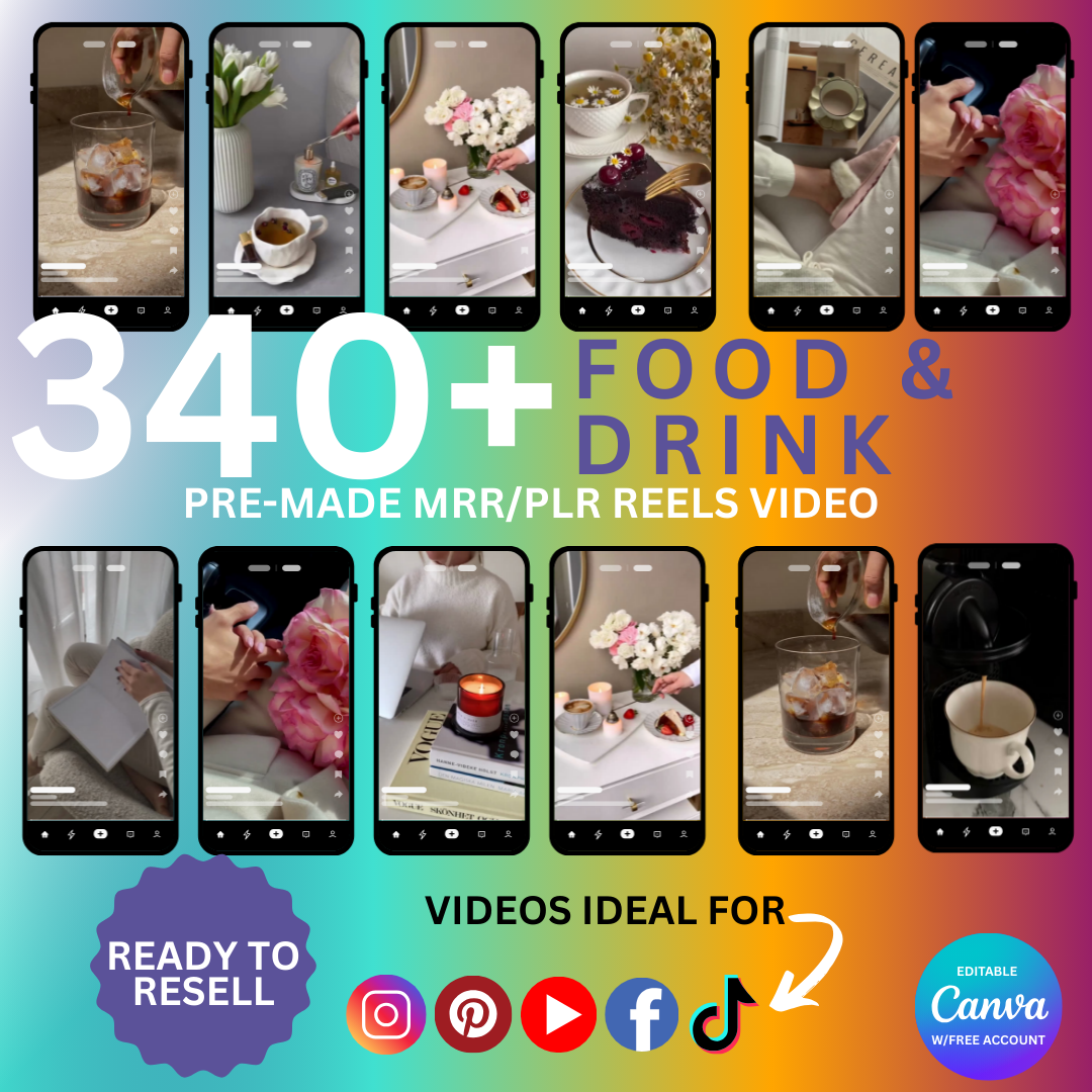340 Faceless Food/Drink Reels